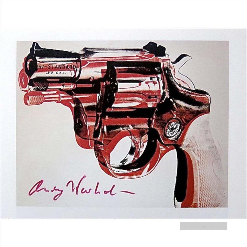 Pistole Andy Warhol Ölgemälde